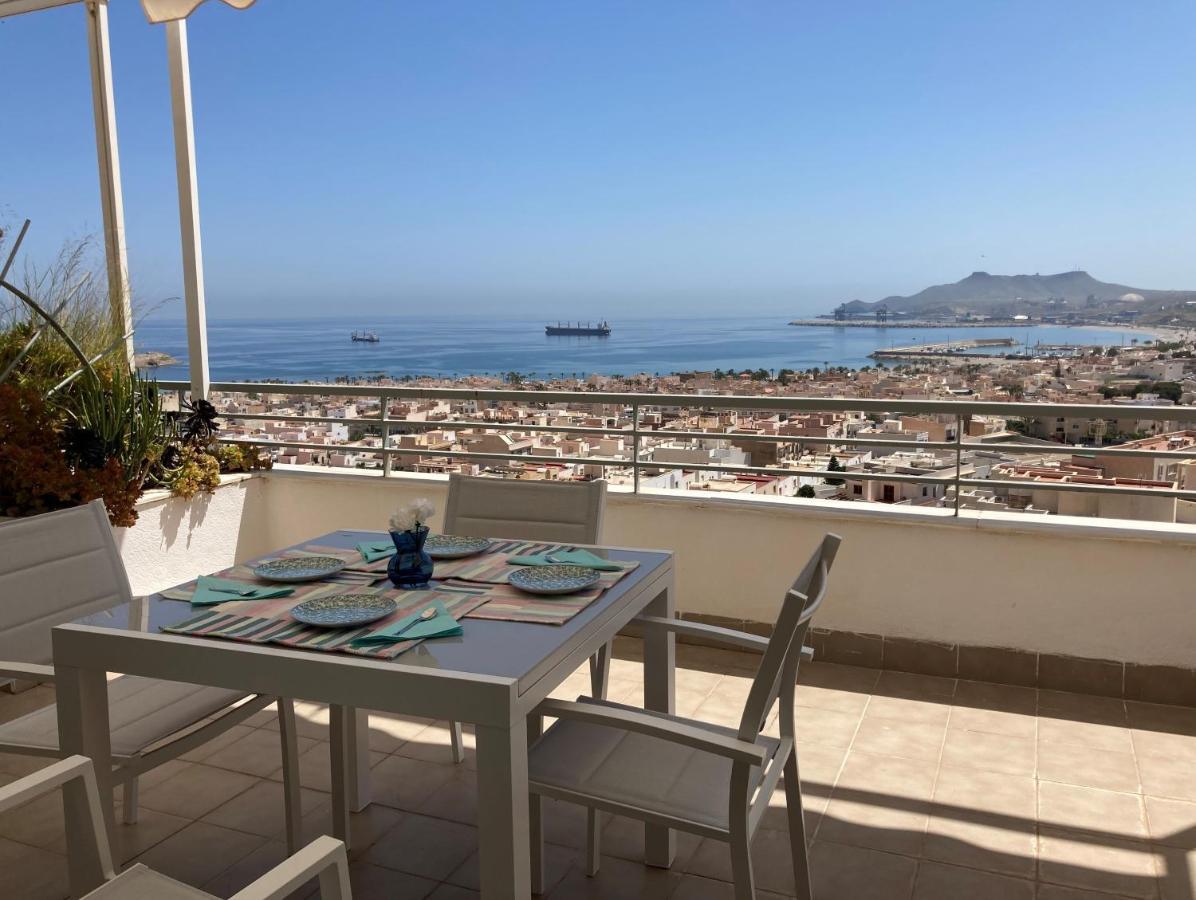 Atico Con Espectaculares Vistas Al Mar Apartment การ์โบเนรัส ภายนอก รูปภาพ