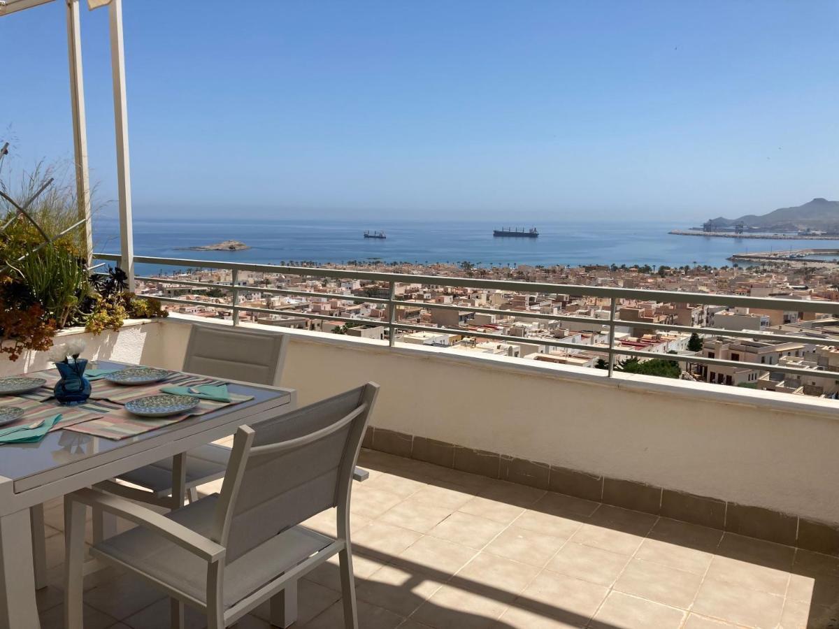 Atico Con Espectaculares Vistas Al Mar Apartment การ์โบเนรัส ภายนอก รูปภาพ